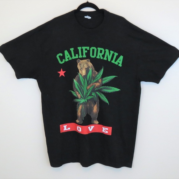 Flying Horse Other - Flying Horse California Weed Love Black T-Shirt 3X